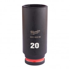 Головка ударная ShW 3/8'' SKT MILWAUKEE, удлиненная, 20мм