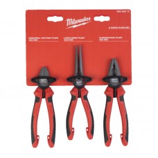 Набор инструмента шарнирно-губцевого MILWAUKEE, (3шт)