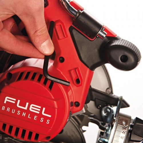 Пила дисковая аккумуляторная бесщеточная MILWAUKEE M18 CCS55-0Х Ø165мм (каркас+HDкейс)