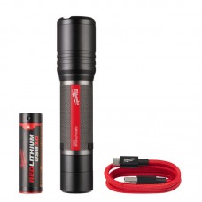 Фонарь светодиодный аккумуляторный компактный (зарядка через USB) MILWAUKEE L4 FL2000-301 2000 люмен