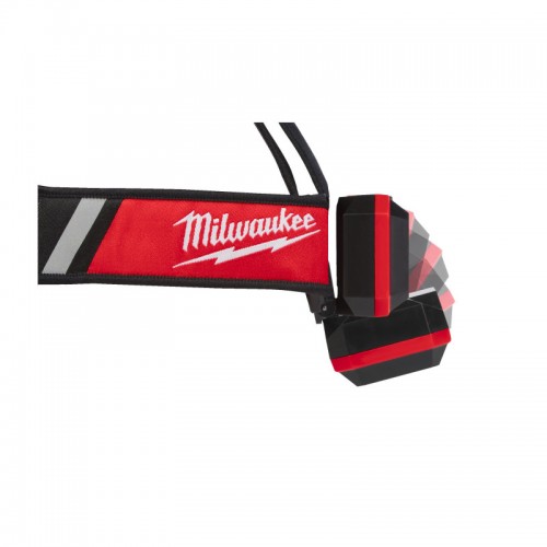 Фонарь светодиодный аккумуляторный налобный (зарядка через USB) MILWAUKEE L4 HLRP-301