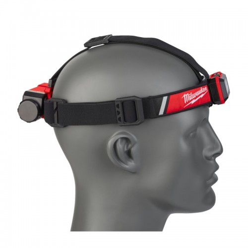 Фонарь светодиодный аккумуляторный налобный (зарядка через USB) MILWAUKEE L4 HLRP-301