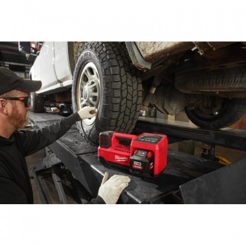 Компрессор воздушный аккумуляторный бесщеточный MILWAUKEE M18 BI-0 (каркас)