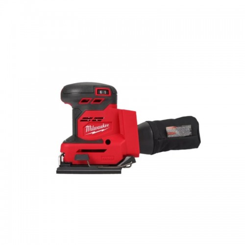 Шлифмашина вибрационная аккумуляторная MILWAUKEE M18 BQSS-0 (каркас)