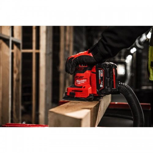 Шлифмашина вибрационная аккумуляторная MILWAUKEE M18 BQSS-502B (ЗУ+2акк.Х5Ач+сумка)