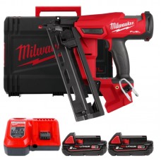 Пістолет цвяхів акумуляторний безщітковий MILWAUKEE M18 FN16GA-202X (32-64мм)(ЗУ+2Х2Ач)