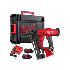 Пистолет гвоздезабивной аккумуляторный бесщёточный MILWAUKEE M18 FN16GA-202X (32-64мм)(ЗУ+2Х2Ач)