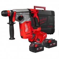 Перфоратор аккумуляторный бесщёточный SDS-PLUS MILWAUKEE M18 BLHX-502X (2,3 Дж) (ЗУ+2ак.Х5Ач+HDкейс)