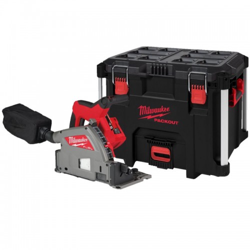 Пила дисковая погружная аккумуляторная бесщеточная MILWAUKEE M18 FPS55-0P Ø165мм (каркас+PACKOUT)