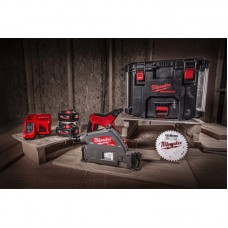 Пила дисковая погружная аккумуляторная бесщеточная MILWAUKEE M18 FPS55-0P Ø165мм (каркас+PACKOUT)
