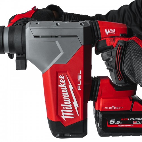 Перфоратор аккумуляторный бесщёточный SDS-PLUS MILWAUKEE M18 ONEFHP-0X (5Дж) (каркас+HDкейс)
