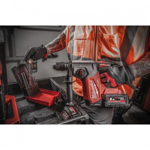 Перфоратор аккумуляторный бесщёточный SDS-PLUS MILWAUKEE M18 ONEFHX-0X (2,5Дж) (каркас+HDкейс)