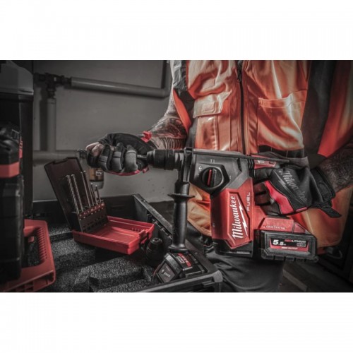 Перфоратор аккумуляторный бесщёточный SDS-PLUS MILWAUKEE M18 ONEFHX-0X (2,5Дж) (каркас+HDкейс)