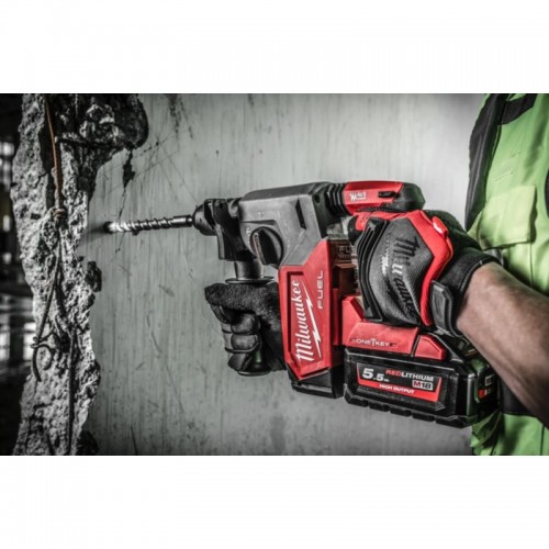 Перфоратор аккумуляторный бесщёточный SDS-PLUS MILWAUKEE M18 ONEFHX-0X (2,5Дж) (каркас+HDкейс)