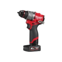 Дрель-шуруповерт аккумуляторная бесщёточная MILWAUKEE M12 FDD2-402X (45 Нм) (ЗУ+2ак.Х4Ач+HDкейс)