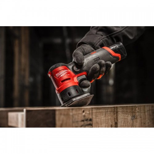 Шлифмашина вибрационная аккумуляторная бесщёточная MILWAUKEE M12 FDSS-0B (каркас)