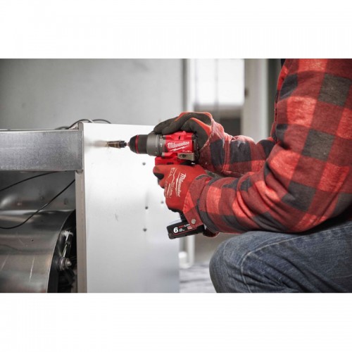 Дрель-шуруповёрт аккумуляторная бесщёточная ударная MILWAUKEE M12 FPD2-602X (45 Нм)(ЗУ+2Х6Ач+HDкейс)