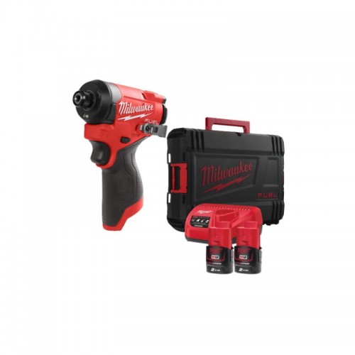 Шуруповерт ударный аккумуляторный бесщёточный MILWAUKEE (170 Нм) M12 FID2-202Х (ЗУ+2акк.Х2Ач+HDкейс)