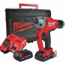 Заклепочник акумуляторний бесщеточный MILWAUKEE M18 ONEFPRT-202X (Ø4,8-7,0мм)(ЗУ+2акк.Х2Ач+HDкейс)
