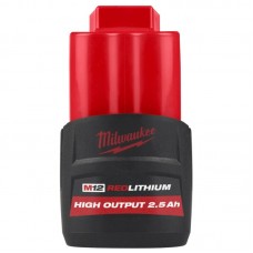 Аккумулятор MILWAUKEE M12 HB2.5 (HIGH OUTPUT) 2,5 АЧ