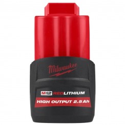 Акумулятор MILWAUKEE M12 HB2.5 (HIGH OUTPUT) 2,5 АЧ
