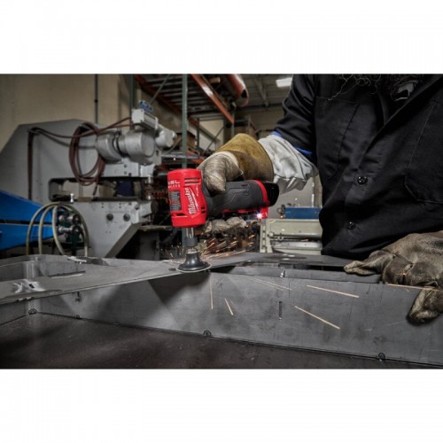 Машина шлифовальная аккумуляторная цанговая угловая бесщеточная MILWAUKEE M12 FDGA-422B (ЗУ+2ак)