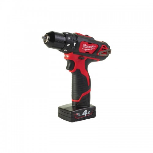 Дрель-шуруповерт аккумуляторная ударная MILWAUKEE M12 BPD-202C (30 Нм) (ЗУ+1ак.Х2Ач+кейс)