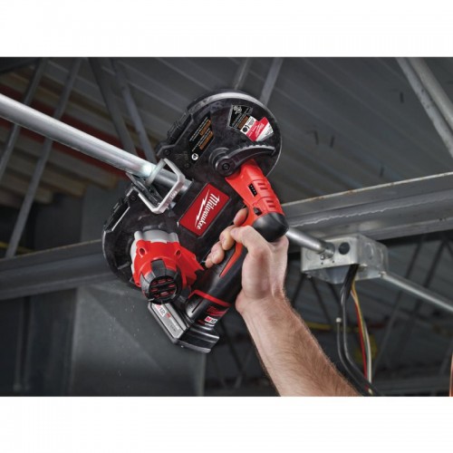Пила ленточная аккумуляторная MILWAUKEE M12 BS-402C (ЗУ+2акк.Х4Аг+кейс)