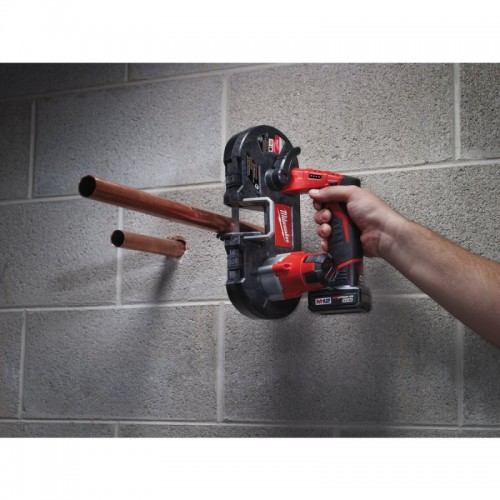 Пила ленточная аккумуляторная MILWAUKEE M12 BS-402C (ЗУ+2акк.Х4Аг+кейс)