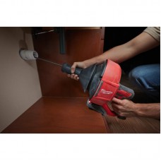 Машина прочистная аккумуляторная MILWAUKEE M12 BDC8-202C трос 8м (ЗУ+2акк.Х2Ач+ведро)