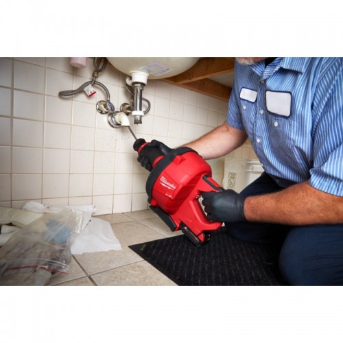 Машина прочистная аккумуляторная MILWAUKEE M18 FDCPF10-0C трос 10м (каркас+ведро)
