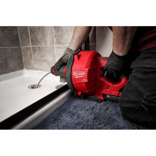 Машина прочистная аккумуляторная MILWAUKEE M18 FDCPF10-201C трос 10мм (ЗУ+1акк.Х2Ач+ведро)