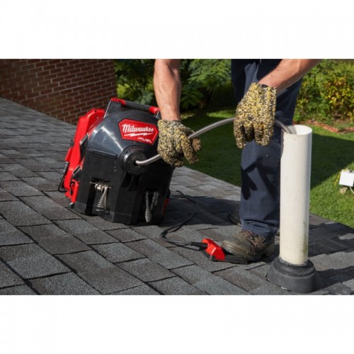 Машина прочистная аккумуляторная ранцевая MILWAUKEE M18 FFSDC10-0 трос 10мм (каркас)