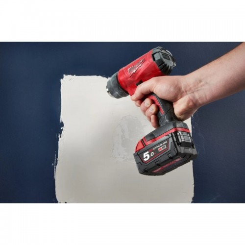 Пистолет горячего воздуха - фен аккумуляторный MILWAUKEE M18 BHG-502C (ЗУ+2акк.Х5Ач+кейс)