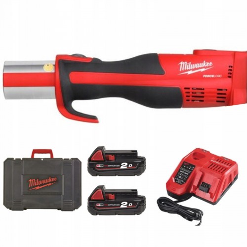 Обжимник гидравлический аккумуляторный для труб MILWAUKEE M18 BLHPT-202C (ЗУ+2Х2Ач+кейс)