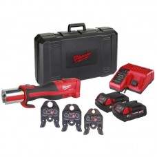 Обжимник гидравлический аккумуляторный для труб MILWAUKEE M18 BLHPT-202C V-SET (ЗУ+2Х2Ач+кейс)