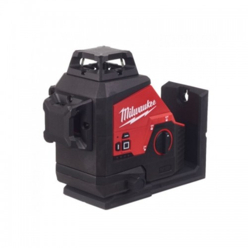 Нивелир лазерный аккумуляторный 3D MILWAUKEE M12 3PL-0C (360˚, зелёный луч)