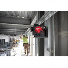 Нивелир лазерный аккумуляторный 3D MILWAUKEE M12 3PL-0C (360˚, зелёный луч)