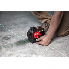 Нивелир лазерный аккумуляторный 3D MILWAUKEE M12 3PL-0C (360˚, зелёный луч)