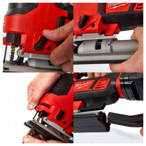 Пила лобзиковая аккумуляторная MILWAUKEE M18 BJS-0X (HDкейс)
