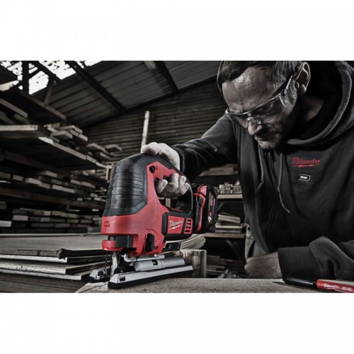 Пила лобзиковая аккумуляторная MILWAUKEE M18 BJS-0X (HDкейс)