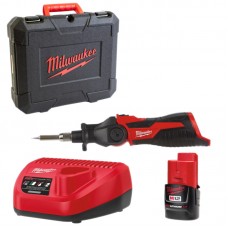Паяльник акумуляторний MILWAUKEE M12 SI-201C (ЗУ+1акк.Х2Ач+кейс)