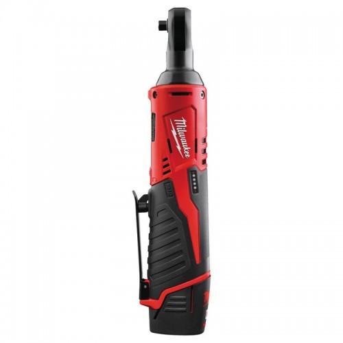 Трещётка аккумуляторная бесщёточная MILWAUKEE 1/4\" (40 Нм) M12 IR-201B (ЗУ+1акк.Х2Ач+сумка)