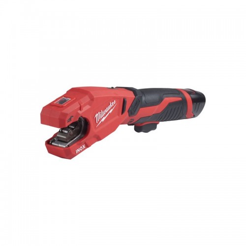 Труборез аккумуляторный по нержавеющей стали MILWAUKEE M12 PCSS-202C (ЗУ+2акк.Х2Ач+кейс)