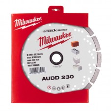 Диск алмазный Speedcross MILWAUKEE AUDD 230, Ø230мм (бетон, кирпич, асфальт)