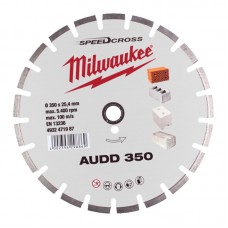 Диск алмазный Speedcross MILWAUKEE AUDD 350, Ø350мм (бетон, кирпич, асфальт)