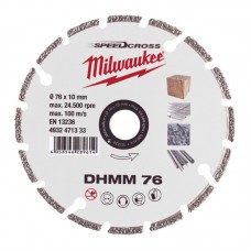 Диск алмазный Speedcross MILWAUKEE, DHММ 76, Ø76мм, для M12 FCOT (универсальный)