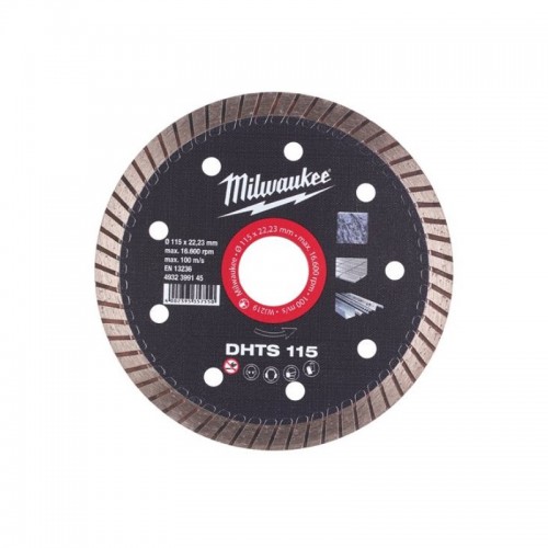 Диск алмазный MILWAUKEE DHTS 115, Ø115мм, (керамогранит, плитка)