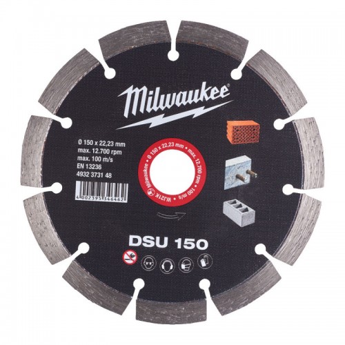 Диск алмазный MILWAUKEE DSU 150, Ø150мм (для штроборезов)