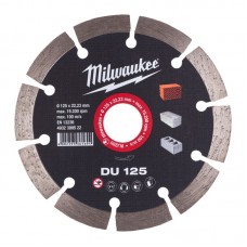 Диск алмазный MILWAUKEE DU 125, Ø125мм (кирпич, бетон)
